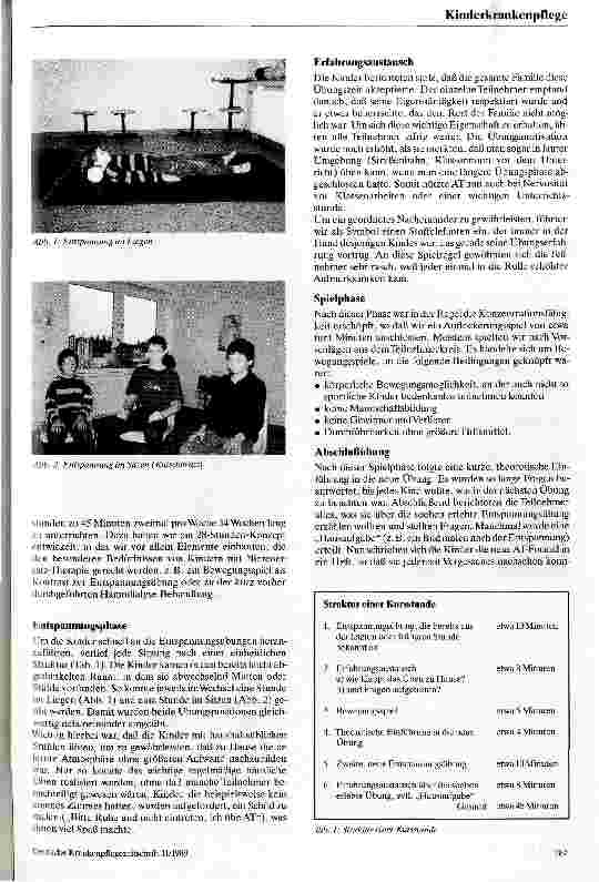 Vorschauseite 2: Autogenes Training mit chronisch kranken Kindern Anwendung bei Nierenund Asthmakranken