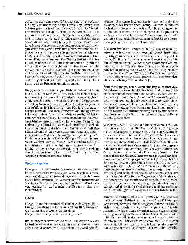 Vorschauseite 4: Wiederholungsaufnahmen im niedrigschwelligen Entzug im Krankenhaus der Regelversorgung
