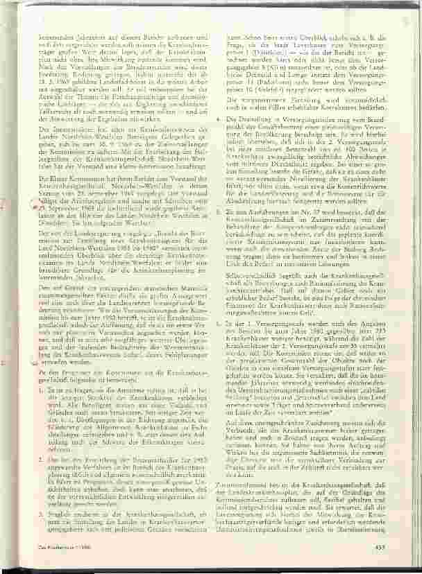 Vorschauseite 2: Der Krankenhausplan für das Land Nordrhein-Westfalen 1969-1980