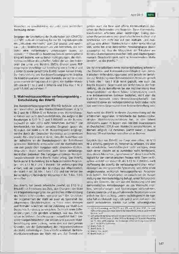 Vorschauseite 3: Ein Wahlrecht für alle? Wahlrechtsausschlüsse von Menschen mit Behinderungen