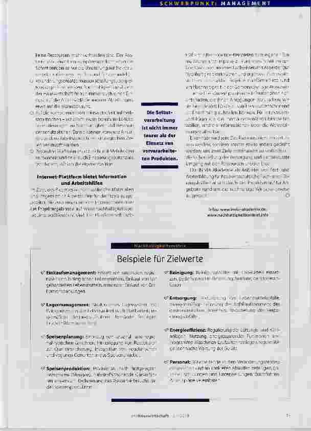 Vorschauseite 4: Die Ressourcen schonen