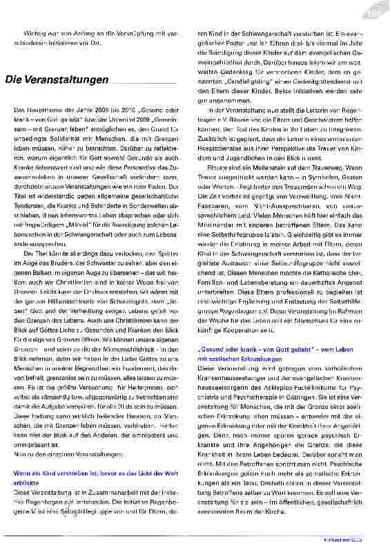 Vorschauseite 2: Gemeinsam mit Grenzen leben