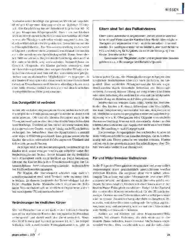 Vorschauseite 2: Wenn sterbende Kinder nicht mehr trinken