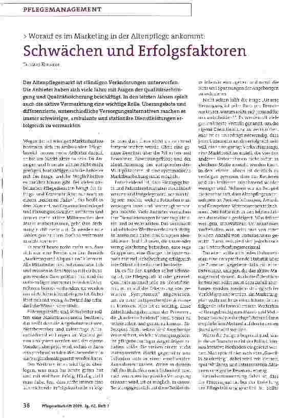 Vorschauseite 1: Schwächen und Erfolgsfaktoren