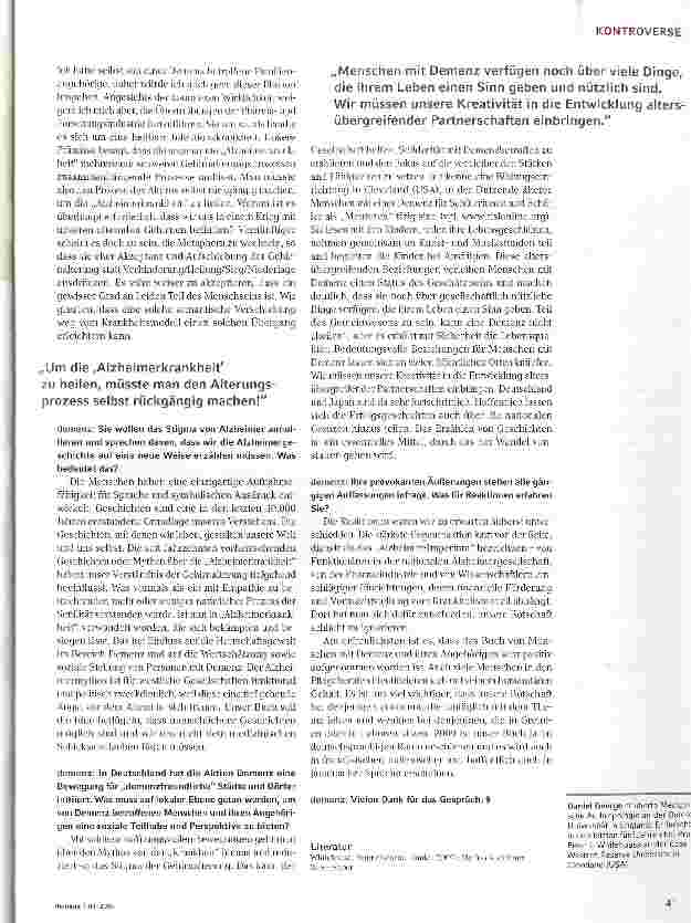 Vorschauseite 2: Der Alzheimermythos ist politisch funktional
