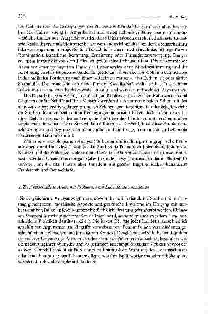 Vorschauseite 2: Welche Art von Selbstbestimmung für sterbenskranke Patienten? Eine vergleichende Studie in Frankreich und Deutschland