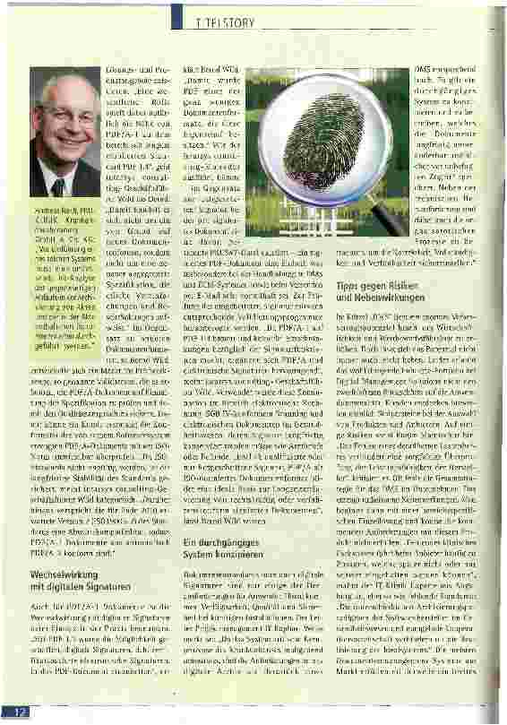 Vorschauseite 5: Planungs-Highlight ist die Dokumentenmanagementlösung