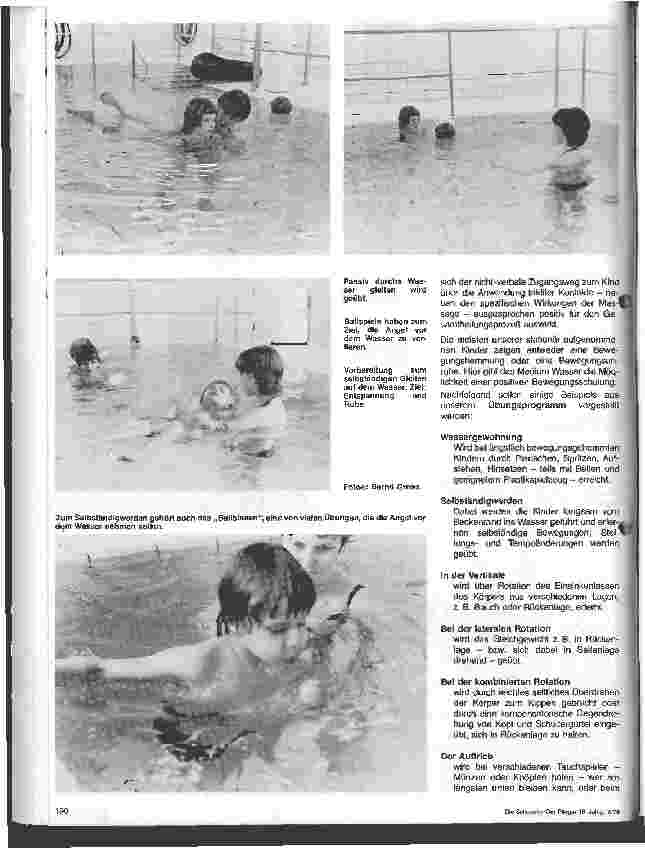 Vorschauseite 3: Berufsgruppendarstellung in der Kinderund Jugendpsychiatrie 4. Folge: Masseurin und medizinische Bademeisterin