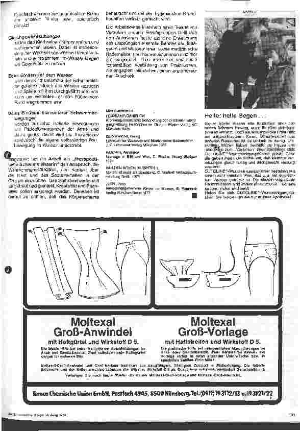 Vorschauseite 4: Berufsgruppendarstellung in der Kinderund Jugendpsychiatrie 4. Folge: Masseurin und medizinische Bademeisterin