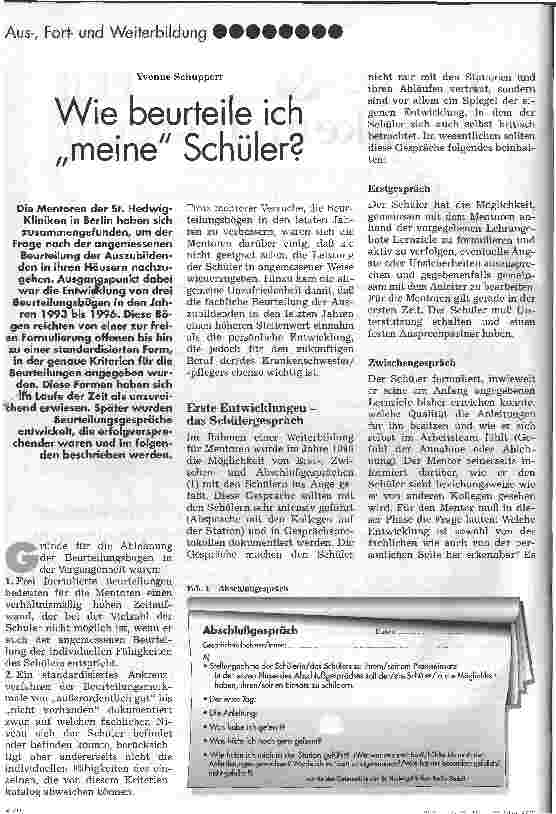 Vorschauseite 1: Wie beurteile ich meine Schüler?
