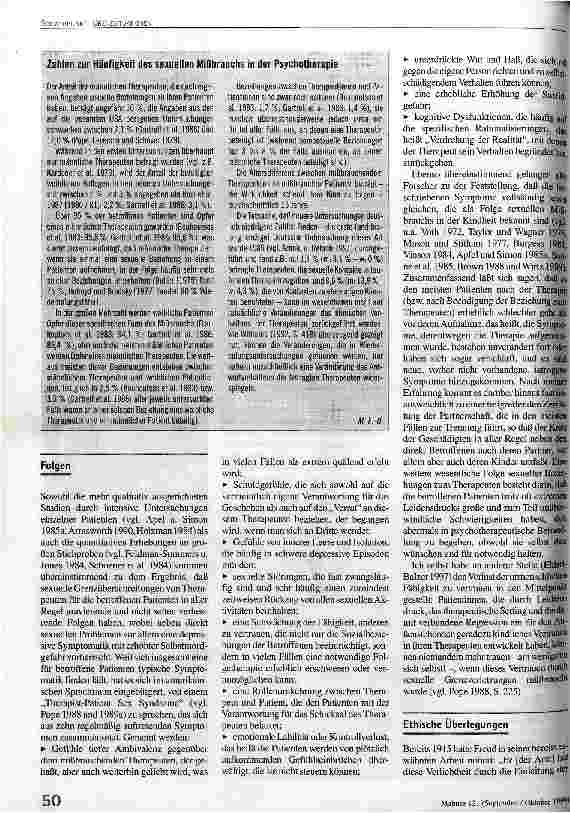 Vorschauseite 4: Fundament in Frage gestellt Sexuelle Grenzverletzungen in der Psychotherapie