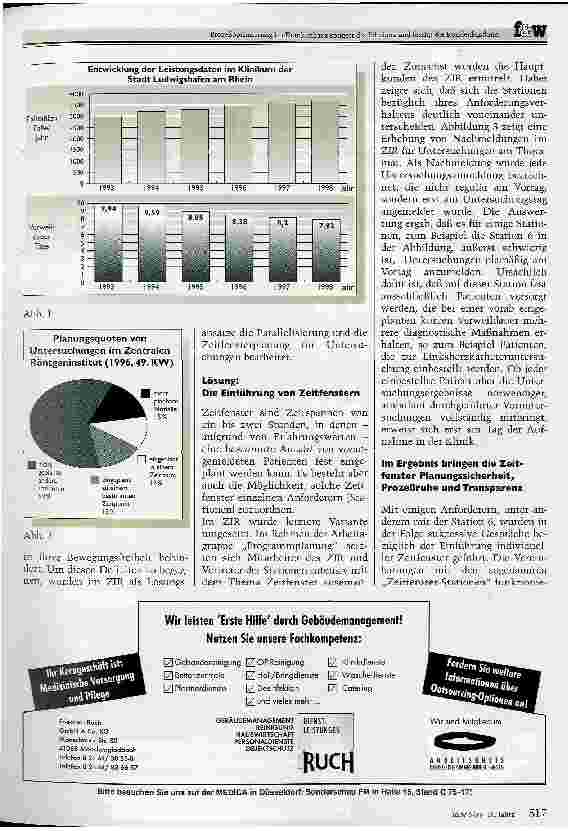 Vorschauseite 2: Prozeßoptimierung im Krankenhaus steigert die Effizienz und festigt die Kundenbindung