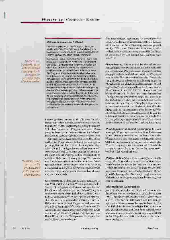 Vorschauseite 3: Dekubitus effizient und nachvollziehbar dokumentieren