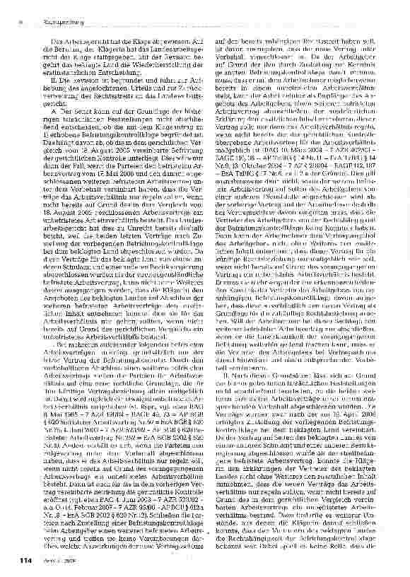 Vorschauseite 3: Unwirksame Befristung mangels Zustimmung des Personalrats