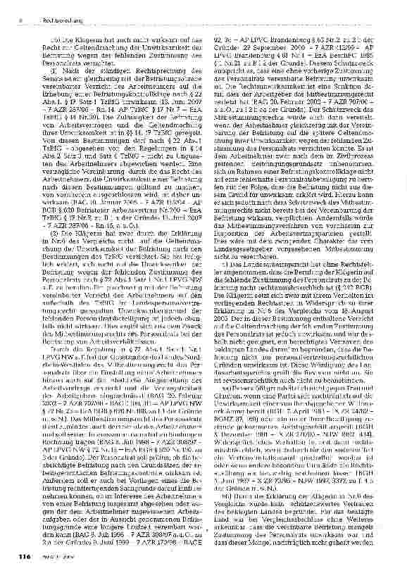 Vorschauseite 5: Unwirksame Befristung mangels Zustimmung des Personalrats