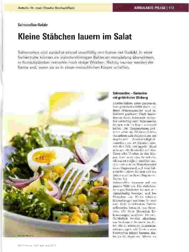 Vorschauseite 1: Kleine Stäbchen lauern im Salat