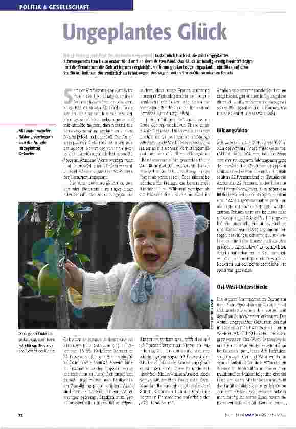 Vorschauseite 1: Ungeplantes Glück