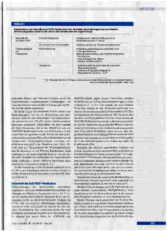Vorschauseite 4: Therapie der feuchten altersbedingten Makuladegeneration