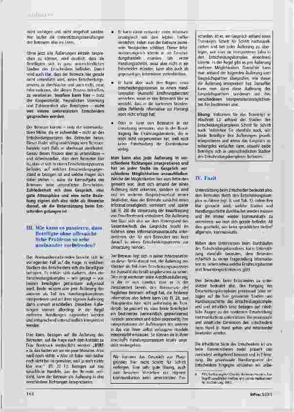 Vorschauseite 5: Kommunikation in der rechtlichen Betreuung: Ansatzpunkte für Selhsthestimmung heim unterstützten Entscheiden in der rechtlichen Betreuung, Teil 2