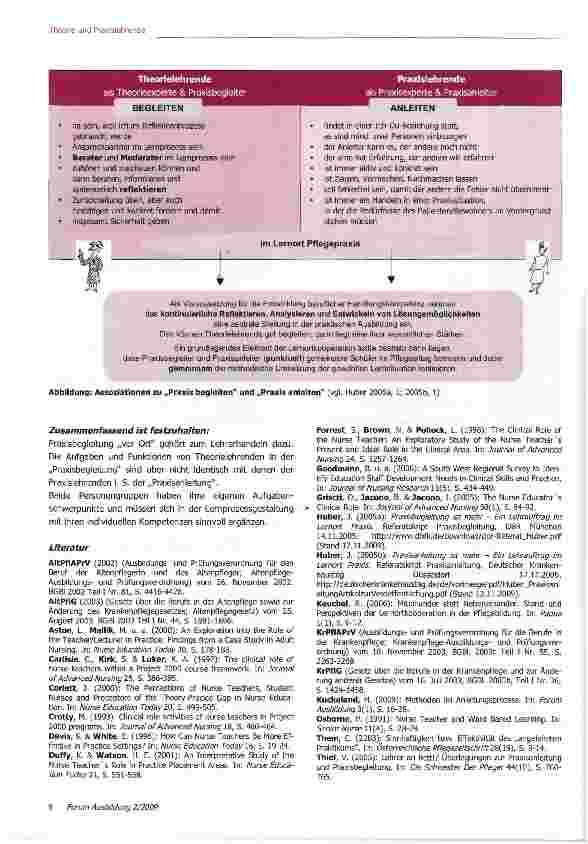 Vorschauseite 3: Zusammenarbeit von „Theorieund Praxislehrenden
