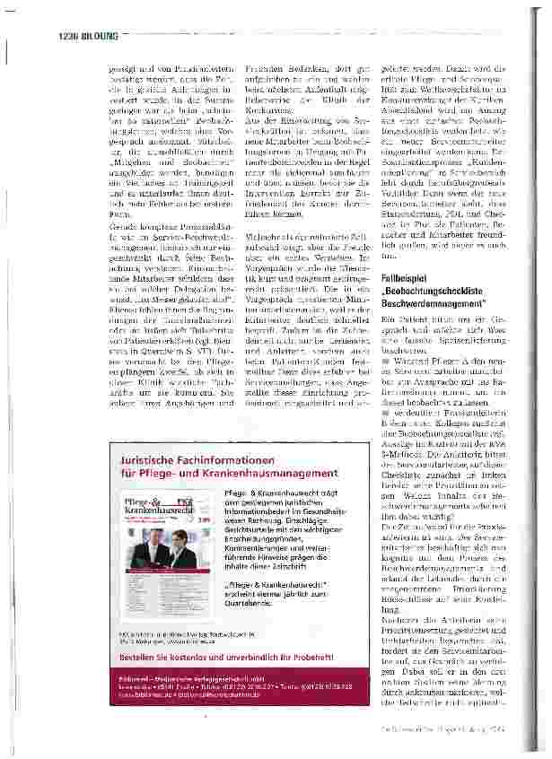 Vorschauseite 5: Anleitung von Servicemitarbeitern in der Pflege