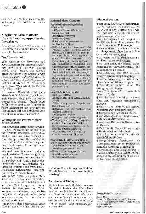 Vorschauseite 4: Psychiatrische Hilfe einheitlich gestalten