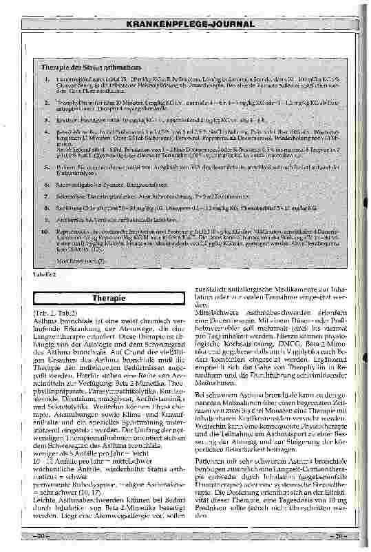 Vorschauseite 5: Asthma bronchiale im Kindesalter