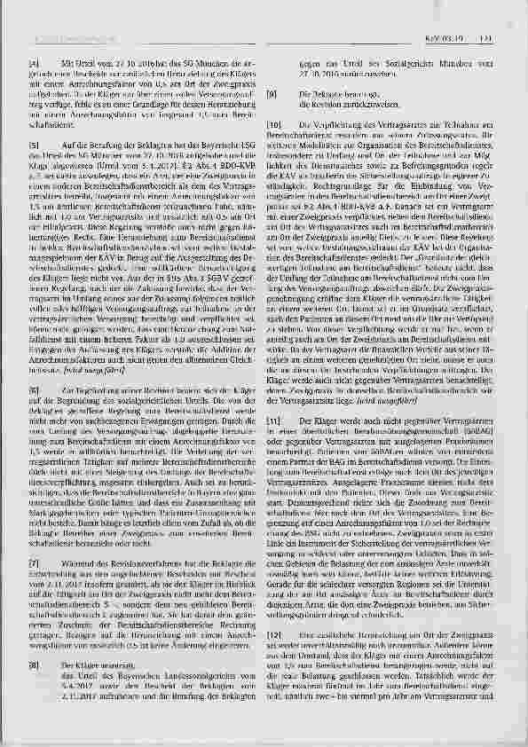 Vorschauseite 2: Vertragsarztrechtrecht Kassenärztliche Vereinigung Vertragsärzte, die eine Zweitpraxis betreiben Umfang der Heranziehung zum Notdienst (Bereitschaftsdienst)§75 Abs. Ib SGBV vom 16…