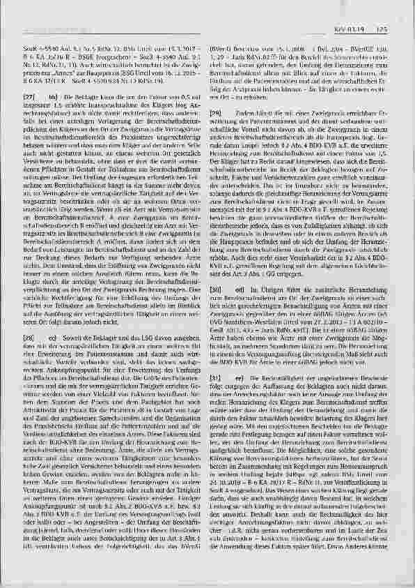 Vorschauseite 6: Vertragsarztrechtrecht Kassenärztliche Vereinigung Vertragsärzte, die eine Zweitpraxis betreiben Umfang der Heranziehung zum Notdienst (Bereitschaftsdienst)§75 Abs. Ib SGBV vom 16…