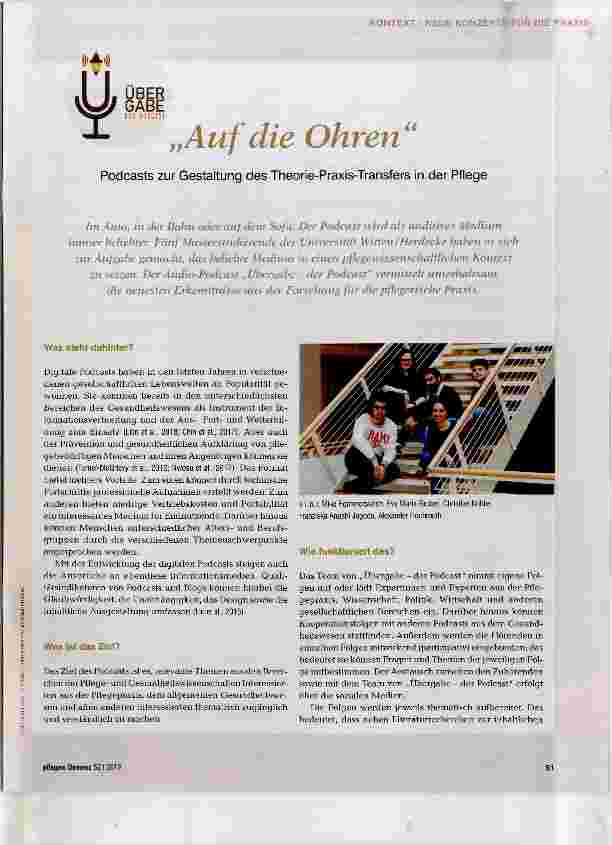 Vorschauseite 1: Auf die Ohren