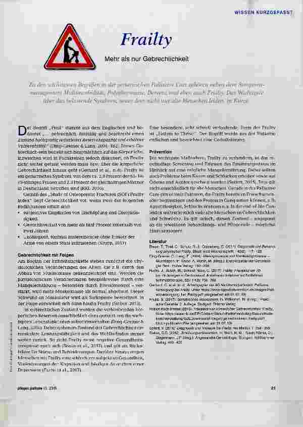 Vorschauseite 1: Frailty