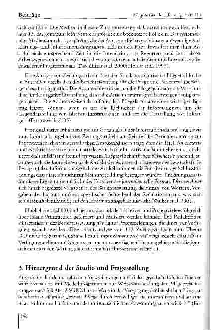 Vorschauseite 3: Zur Darstellung von Angehörigenpflege und Ehrenamt in lokalen Printmedien: Inhaltsanalytische Untersuchung am Beispiel eines Modellprojekts