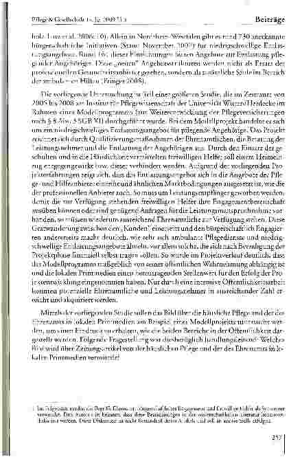 Vorschauseite 4: Zur Darstellung von Angehörigenpflege und Ehrenamt in lokalen Printmedien: Inhaltsanalytische Untersuchung am Beispiel eines Modellprojekts