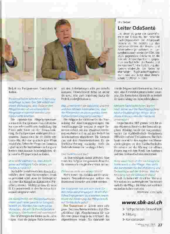 Vorschauseite 3: «Der FaGe-Beruf ist näher an den Patienten gerückt»