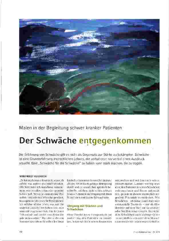 Vorschauseite 1: Der Schwäche entgegenkommen