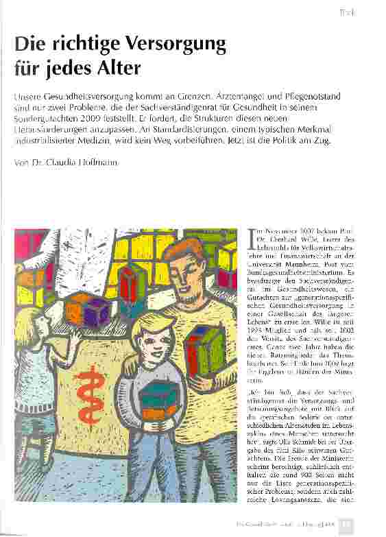 Vorschauseite 1: Die richtige Versorgung für jedes Alter