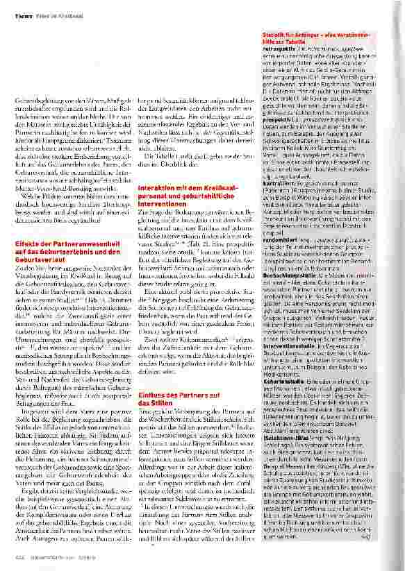 Vorschauseite 2: Väter im Kreißsaal - hilfreich oder überflüssig?