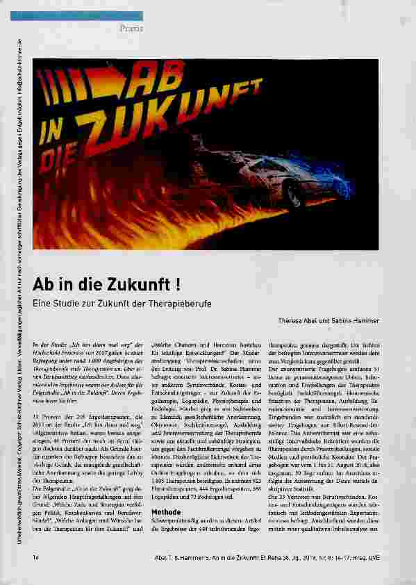 Vorschauseite 1: Ab in die Zukunft!