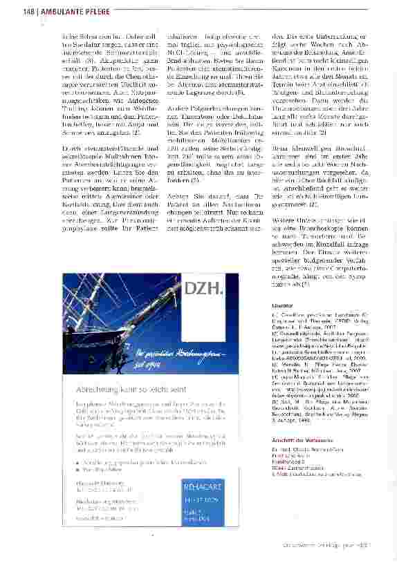 Vorschauseite 4: Symptome zeigen sich erst spät