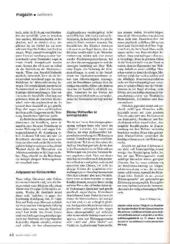Vorschauseite 2: Offenheit sollte mit Vorsicht gekoppelt sein