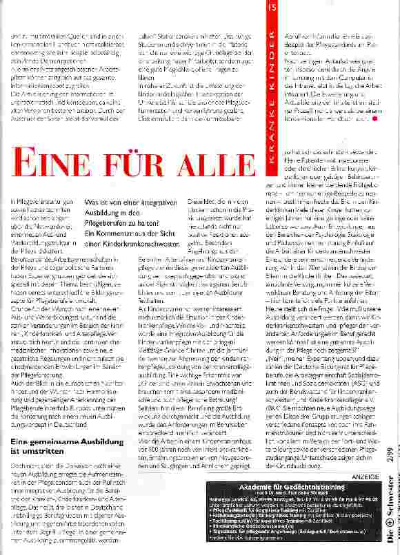 Vorschauseite 2: Eine Klinik am Netz