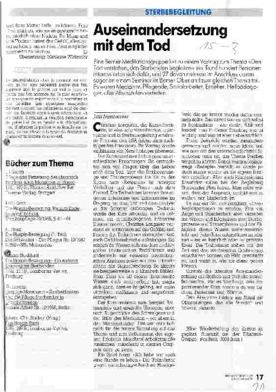 Vorschauseite 4: Dehydratation - Behandeln oder nicht?