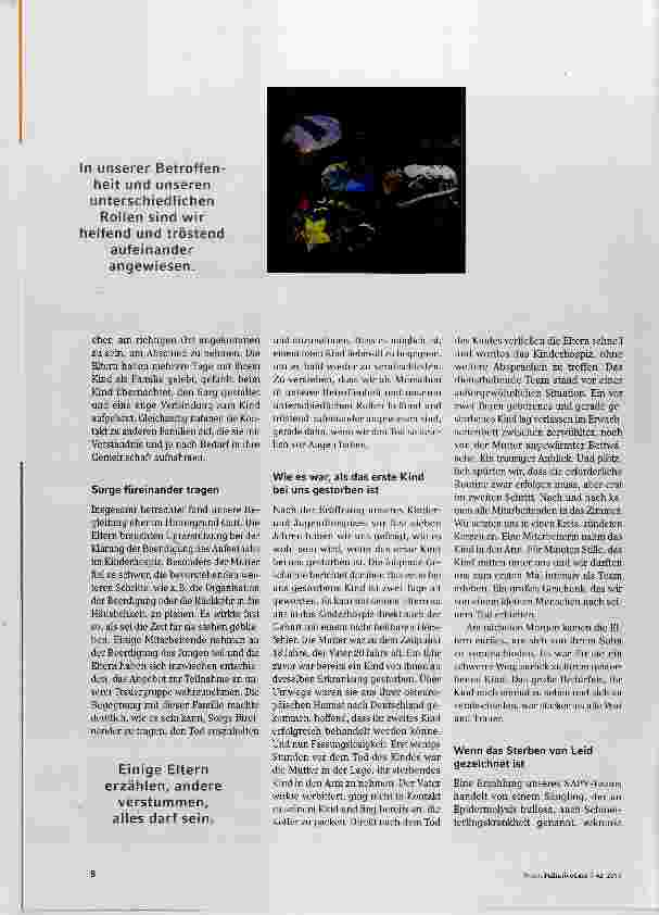 Vorschauseite 2: Jedes Sterben, jeder Tod ist besonders und erzählt seine eigene Geschichte