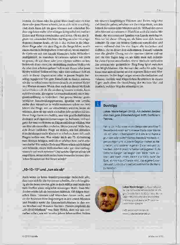 Vorschauseite 4: Lebensende lässt Entscheide reifen