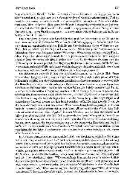 Vorschauseite 5: Beihilfe zum Suizid Anfragen aus theologisch-ethischer Sicht