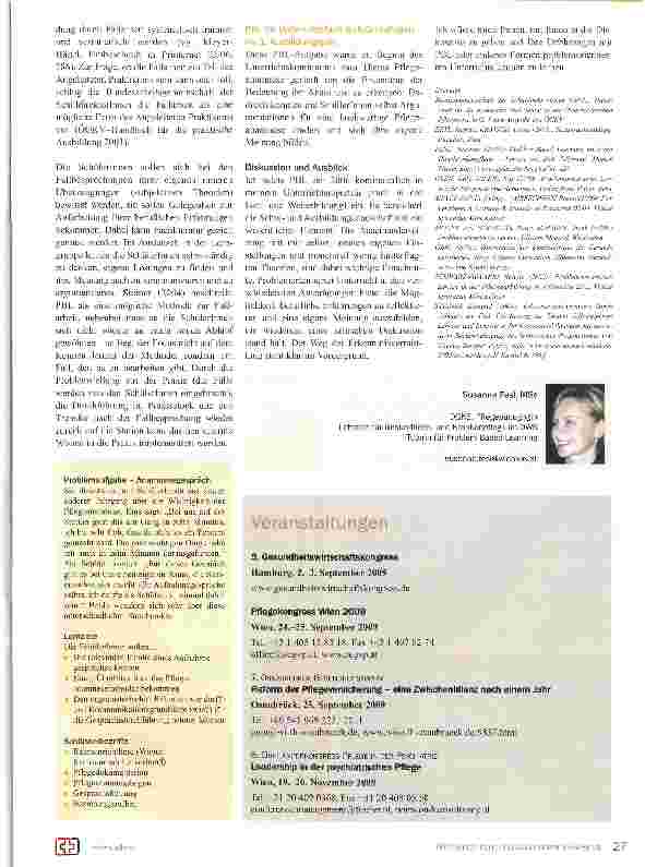Vorschauseite 2: Problem-based Learning (PBL) -Anwendungsbeispiele