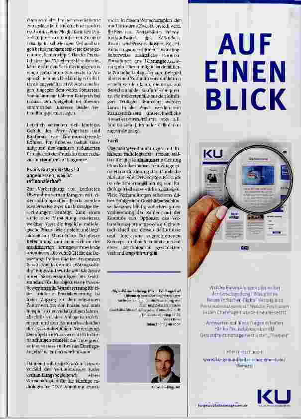 Vorschauseite 3: Radiologie im Klinik-MVZ