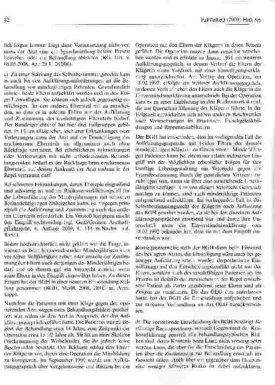 Vorschauseite 2: Entscheidungen zum Patientenrecht — Ein Überblick