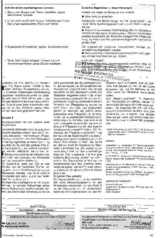 Vorschauseite 3: Supervision in der Krankenpflege