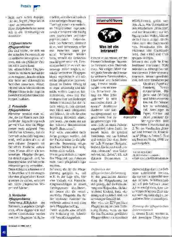 Vorschauseite 3: Computer in der Pflege - eine Einführung 3. Teil